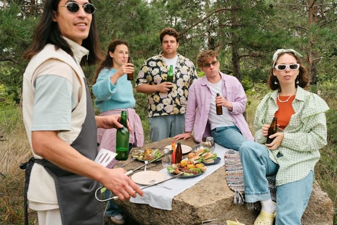 Beachfront dining experience
