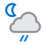Patchy rain nearby