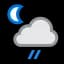 Patchy rain nearby